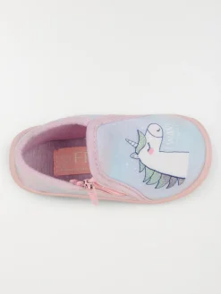 Chaussons montants licorne fille (19-23)