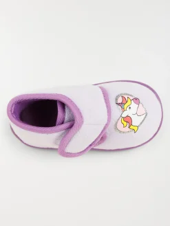 Chaussons montants licorne fille (19-25)