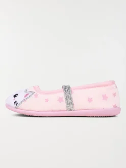 Chaussons motif chat fille (24-30)