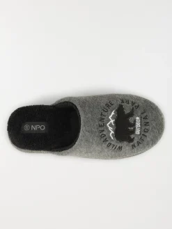 Chaussons motif ours homme (41-46)
