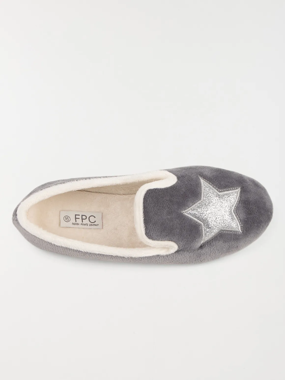 Chaussons motif étoile femme (36-42)