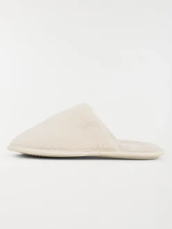 Chaussons mules beiges femme (36-41)