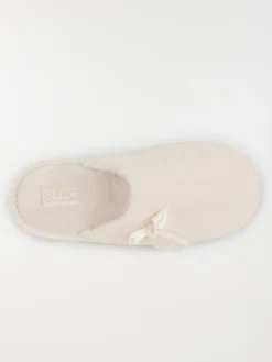 Chaussons mules beiges femme (36-41)