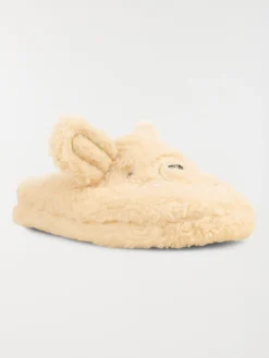 Chaussons mules femme beige (36-41)