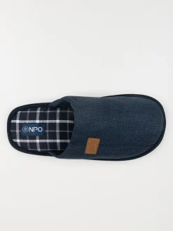 Chaussons mules homme marine (40-46)