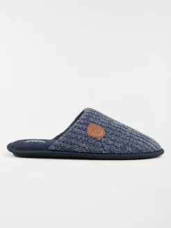Chaussons mules homme navy (41-46)