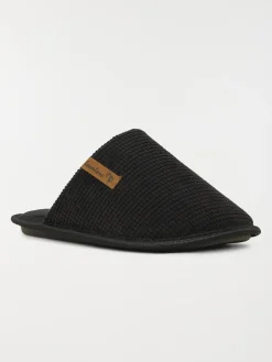 Chaussons mules noirs homme (41-46)