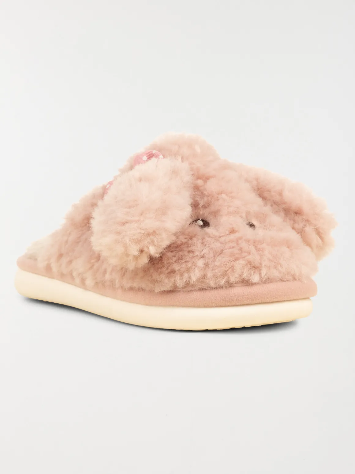 Chaussons mules roses femme (36-41)