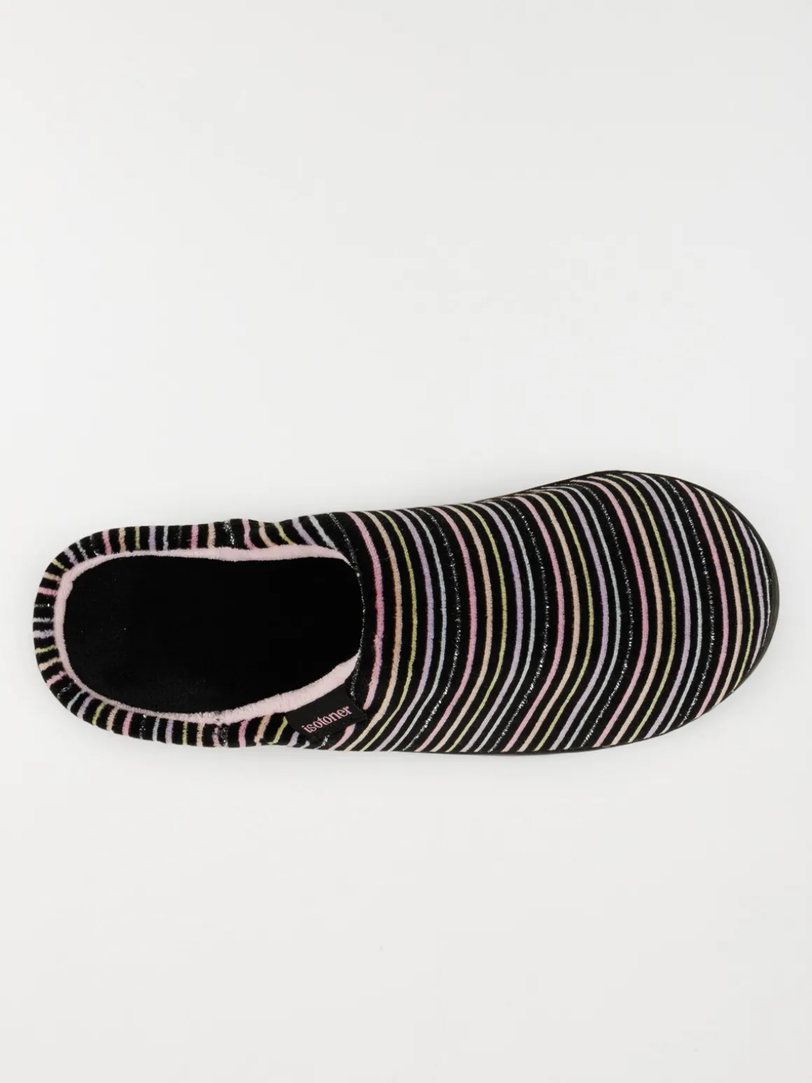 Chaussons rayé Isotoner femme (36-41)
