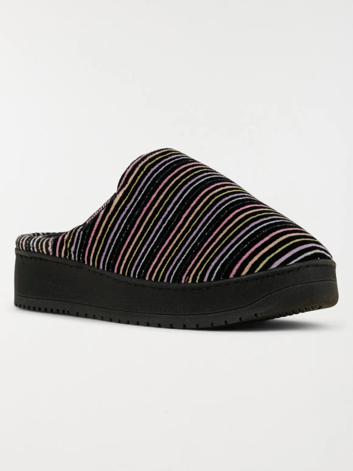 Chaussons rayé Isotoner femme (36-41)