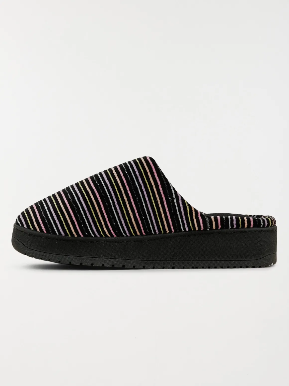 Chaussons rayé Isotoner femme (36-41)