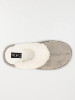 Chaussons revers fourrés femme (36-41)