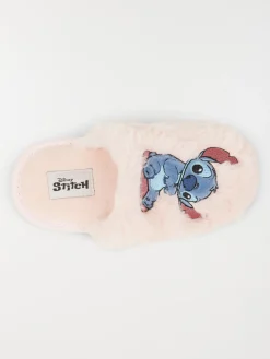 Chaussons Stitch roses fille (31-35)
