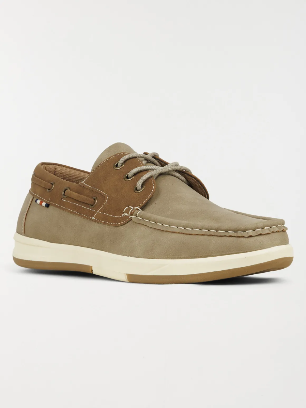 Chaussure bateau bicolore homme (40-45)