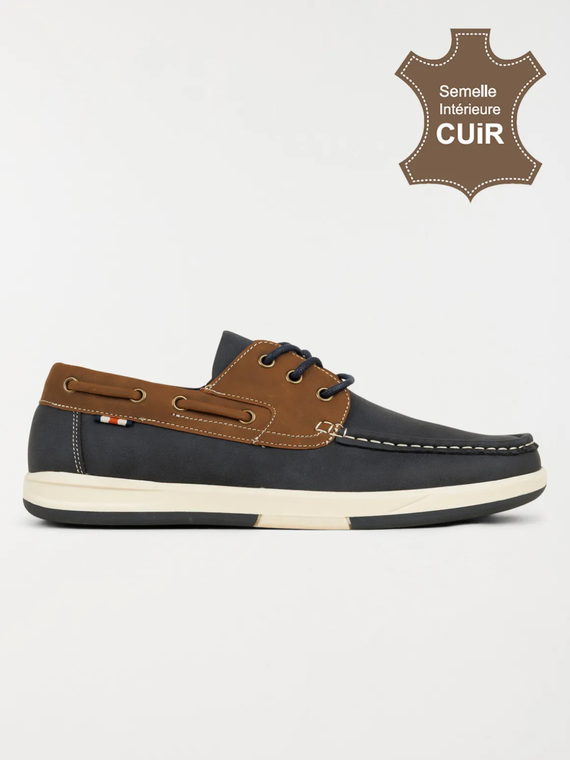 Chaussure bateau homme navy (40-46)