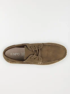 Chaussure bateau homme taupe (40-45)