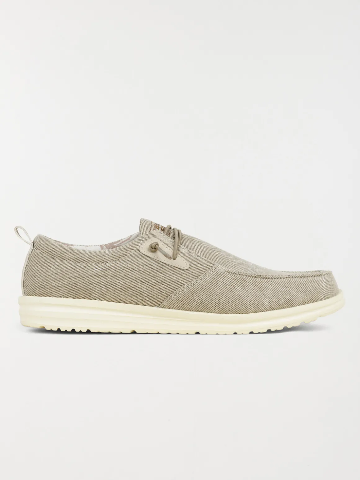 Chaussure bateau homme toile (40-45)