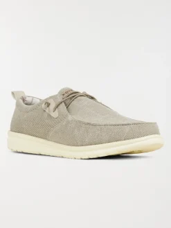 Chaussure bateau homme toile (40-45)