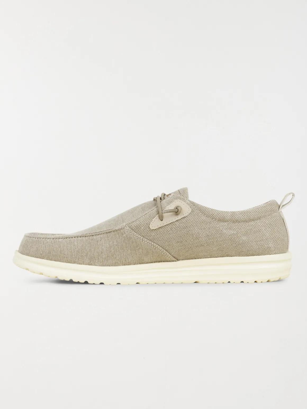 Chaussure bateau homme toile (40-45)