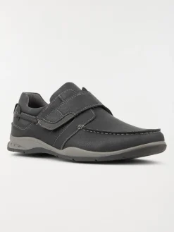 Chaussure bateau noire homme (41-46)