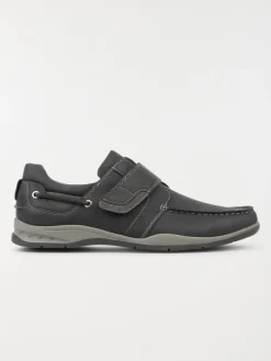 Chaussure bateau noire homme (41-46)