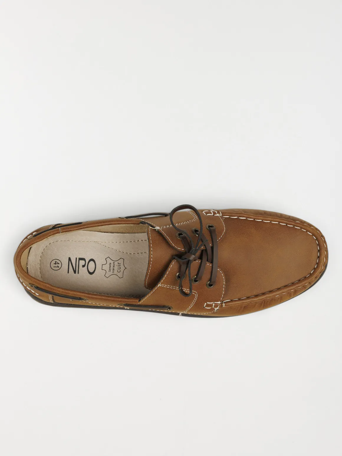 Chaussure bateau tan homme (40-45)