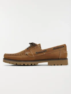 Chaussure bateau tan homme (40-45)