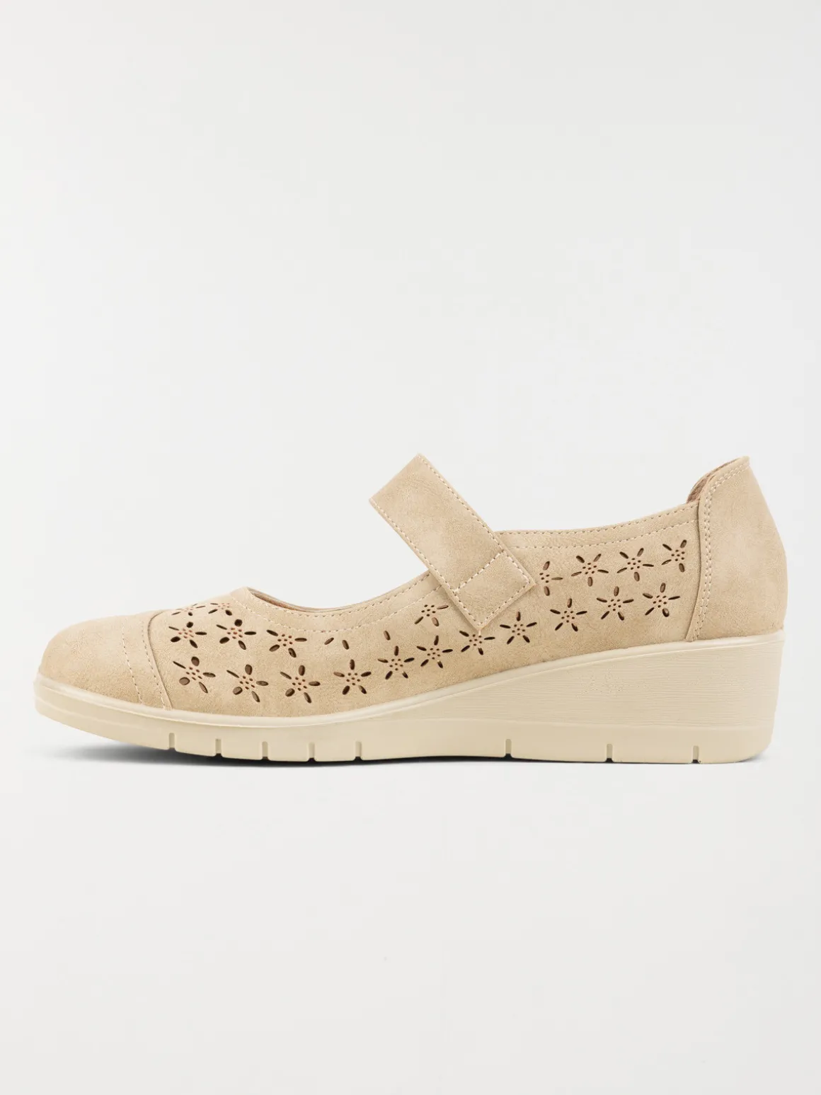 Chaussure confort beige femme (36-41)