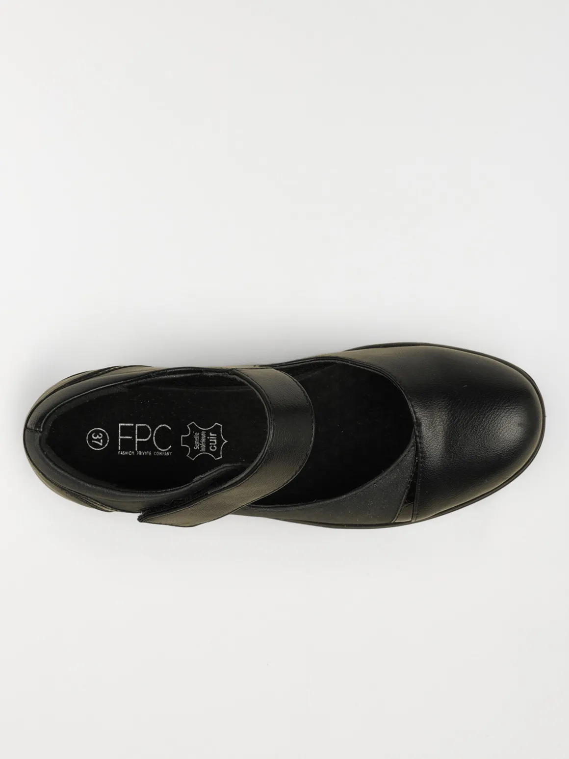 Chaussure confort noire femme (36-41)