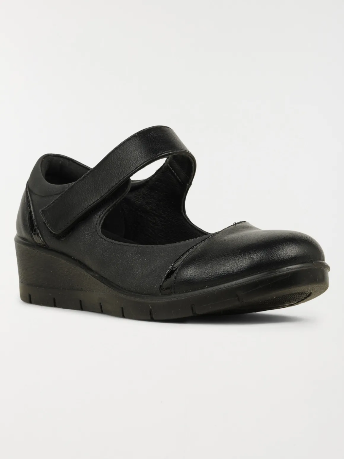 Chaussure confort noire femme (36-41)