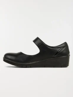 Chaussure confort noire femme (36-41)
