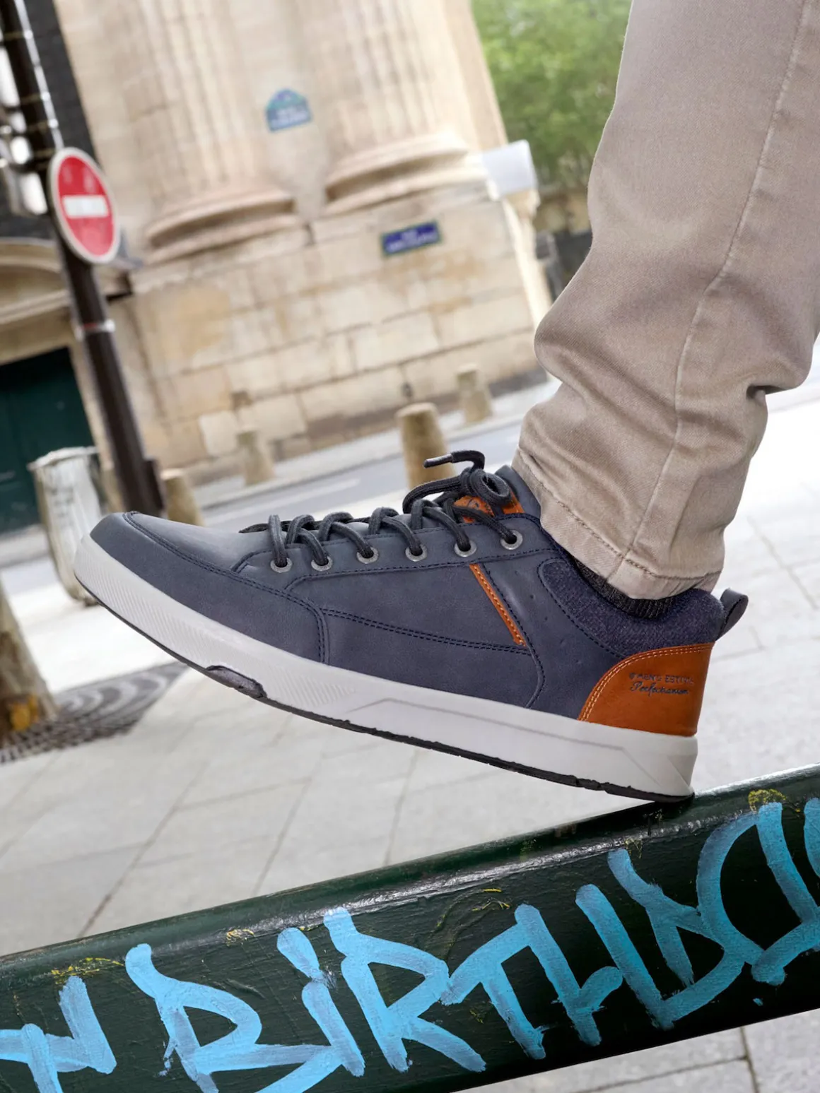 Chaussure lacet navy blue homme (40-45)