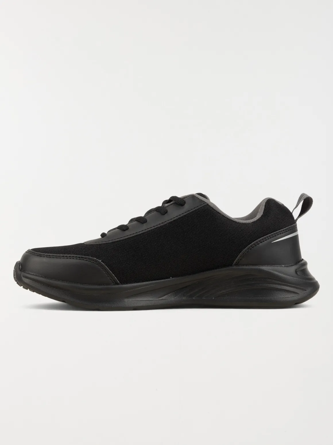 Chaussure sport lacet noir homme (40-46)