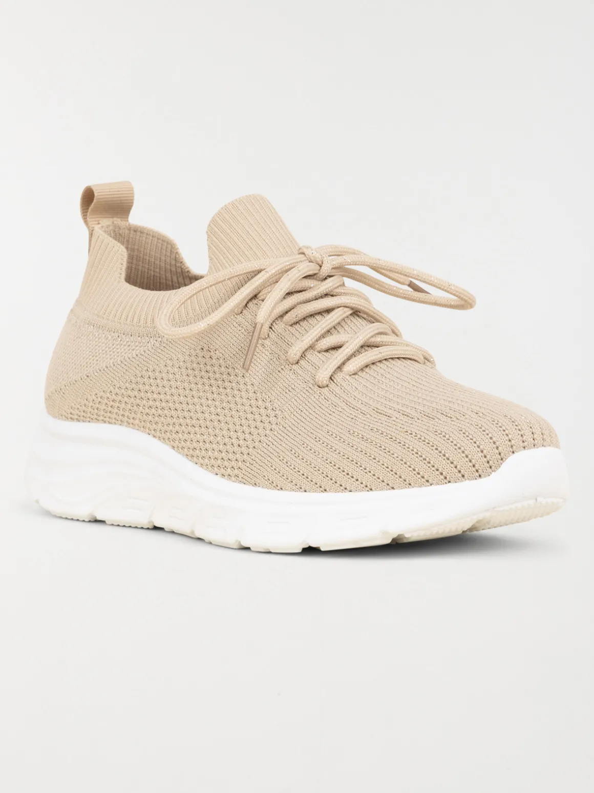 Chaussures à lacets beige femme (36-41)