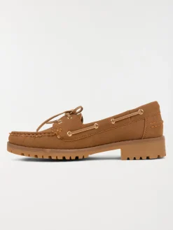 Chaussures bateau camel femme (36-41)