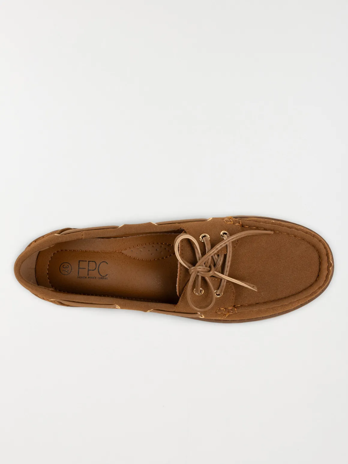 Chaussures bateau camel femme (36-41)