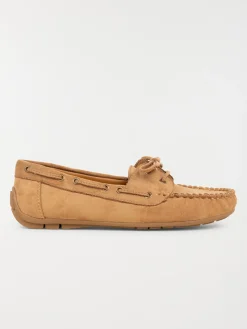 Chaussures bateau femme marron (36-41)
