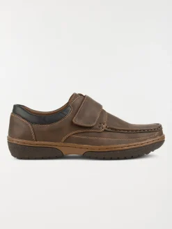 Chaussures bateau homme kaki (40-46)