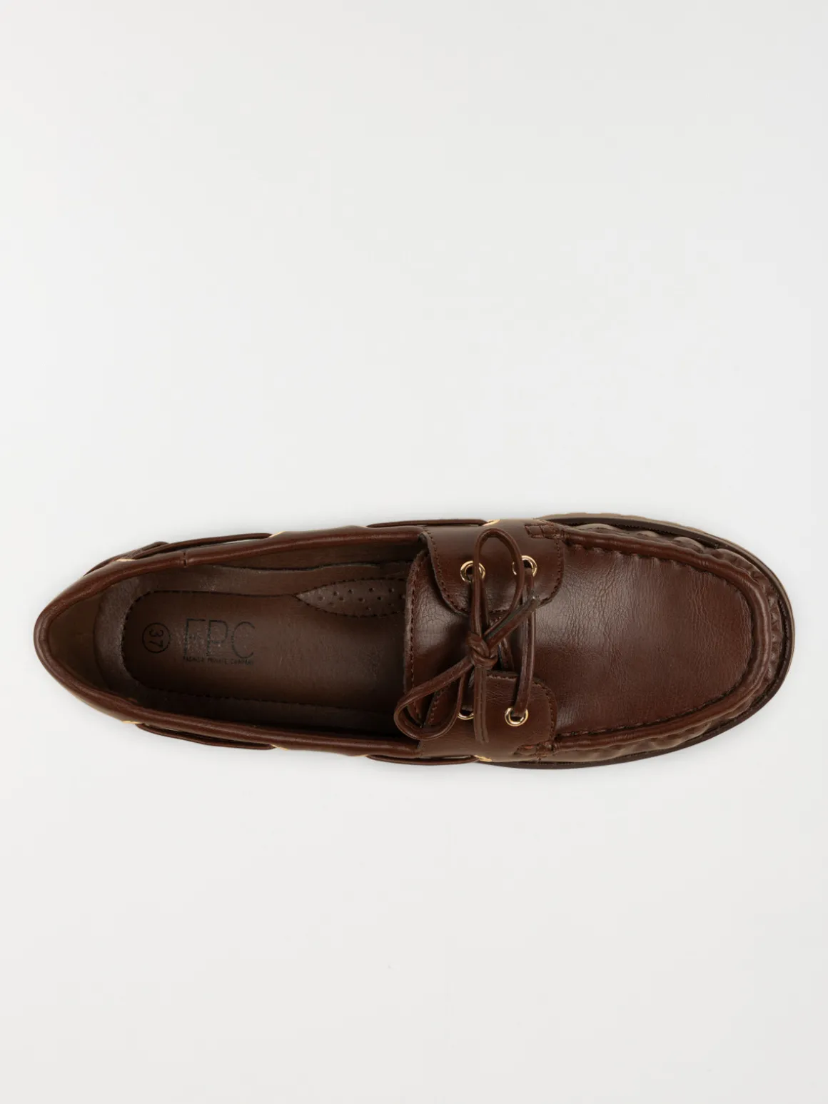 Chaussures bateau marron femme (36-41)