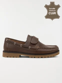 Chaussures bateaux homme marron (40-45)