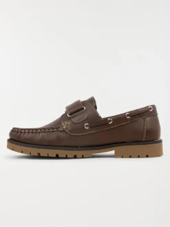 Chaussures bateaux homme marron (40-45)