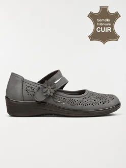 Chaussures conforts grises femme (36-41)