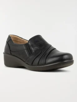 Chaussures conforts noires femme (36-41)