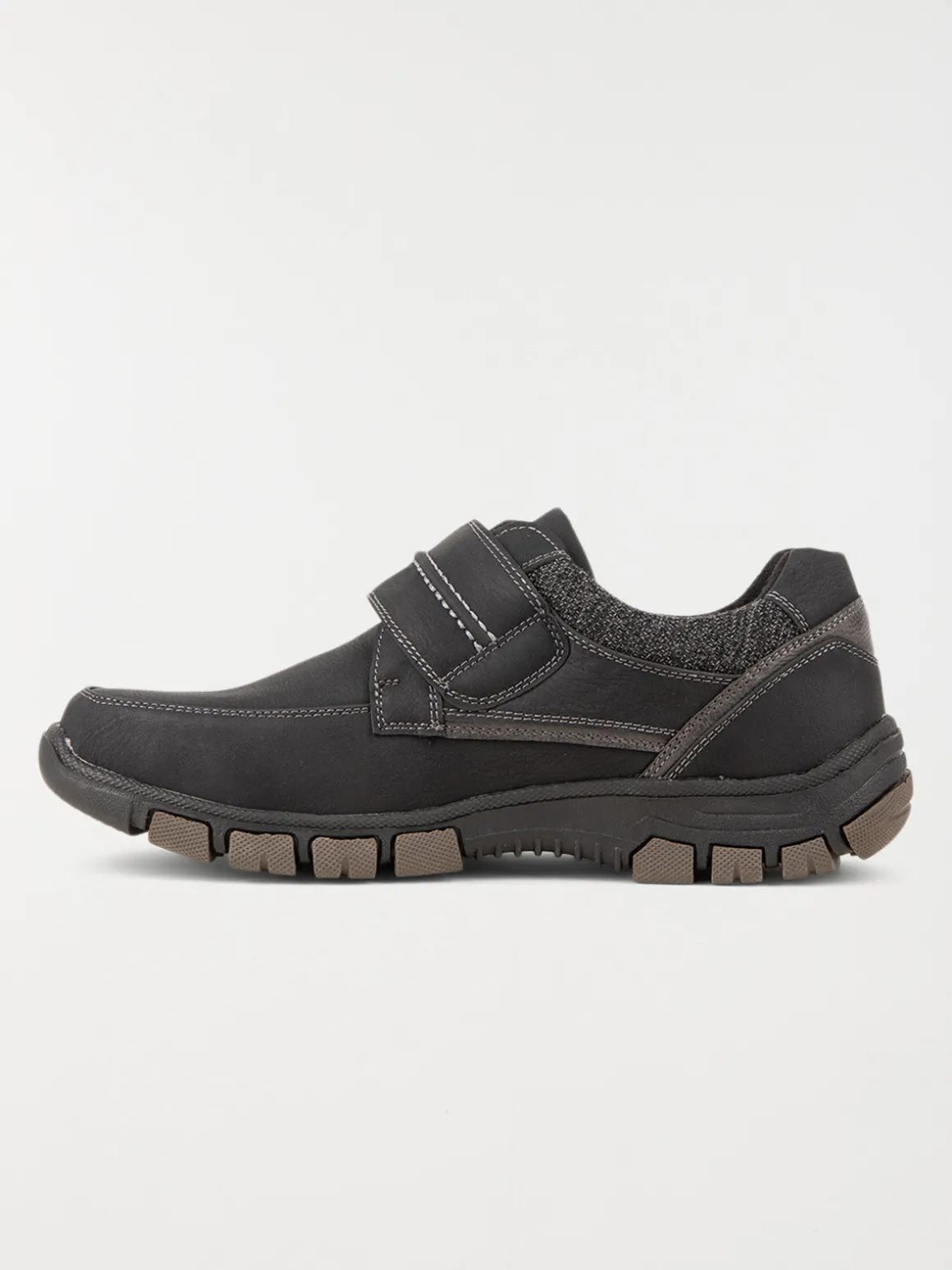 Chaussures homme à scratch noir (40-46)