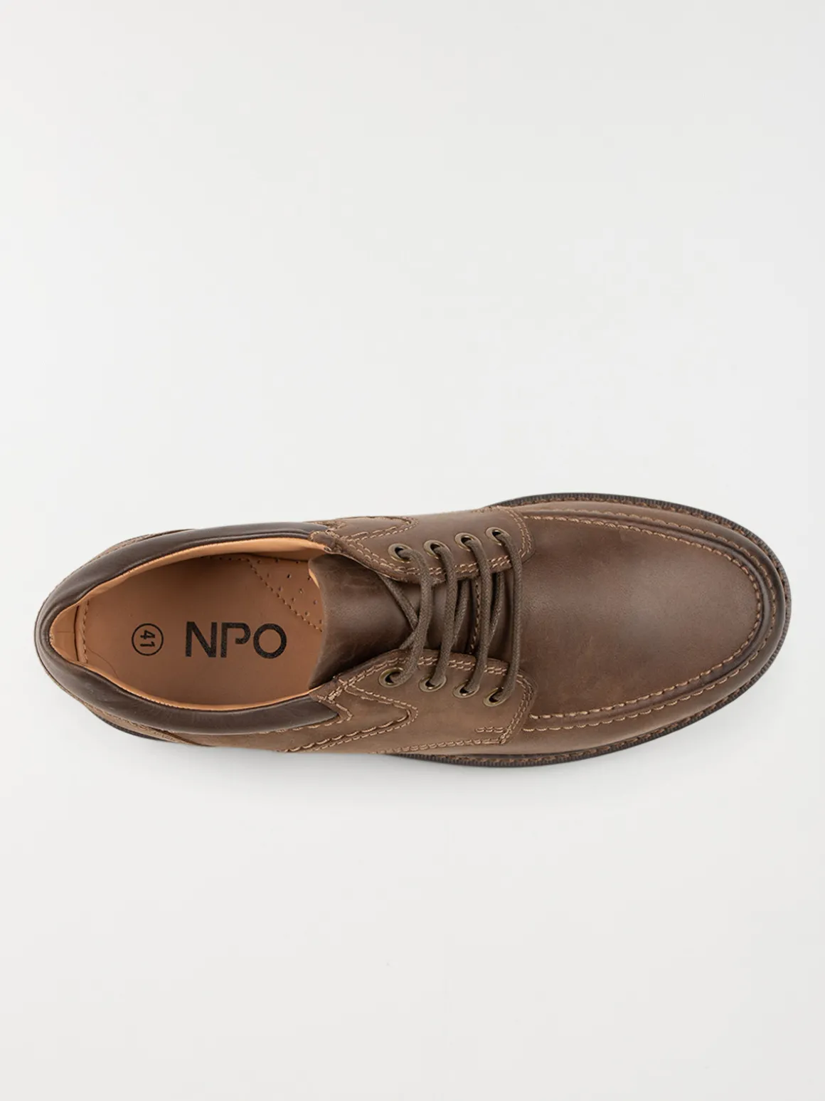 Chaussures lacets marrons homme (40-46)