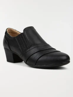 Chaussures noires à talon femme (36-41)
