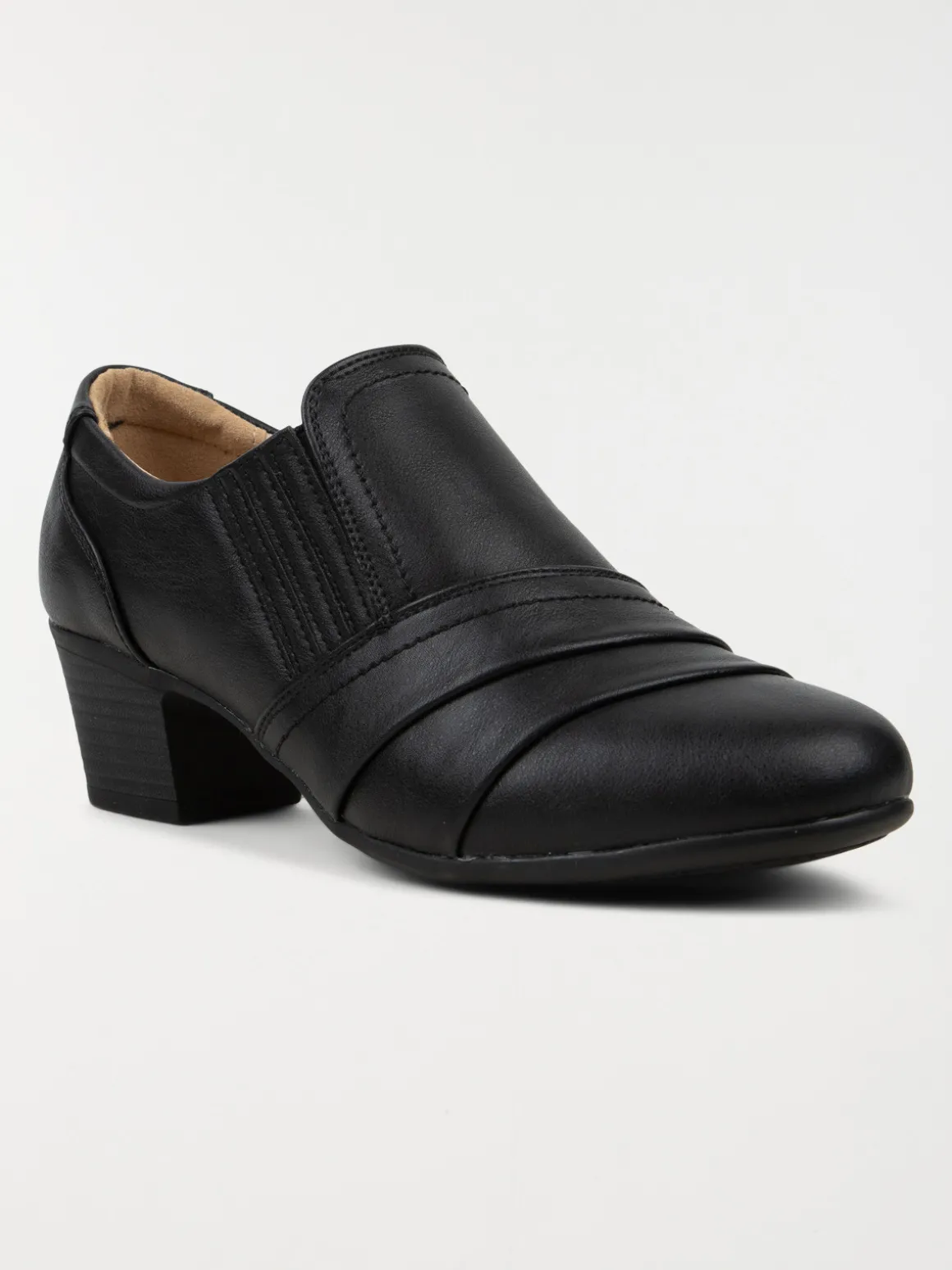 Chaussures noires à talon femme (36-41)