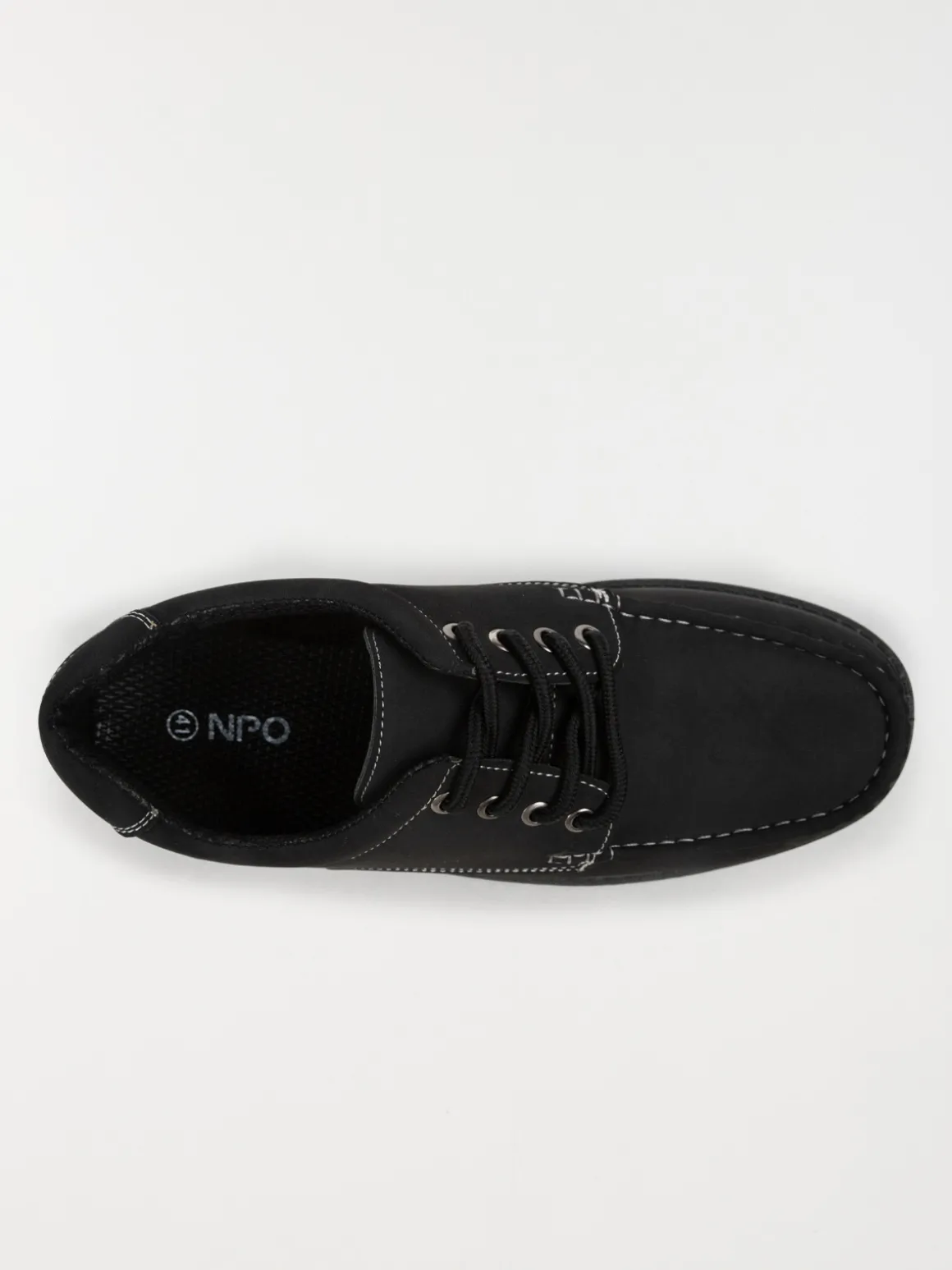 Chaussures noires homme lacets (40-45)