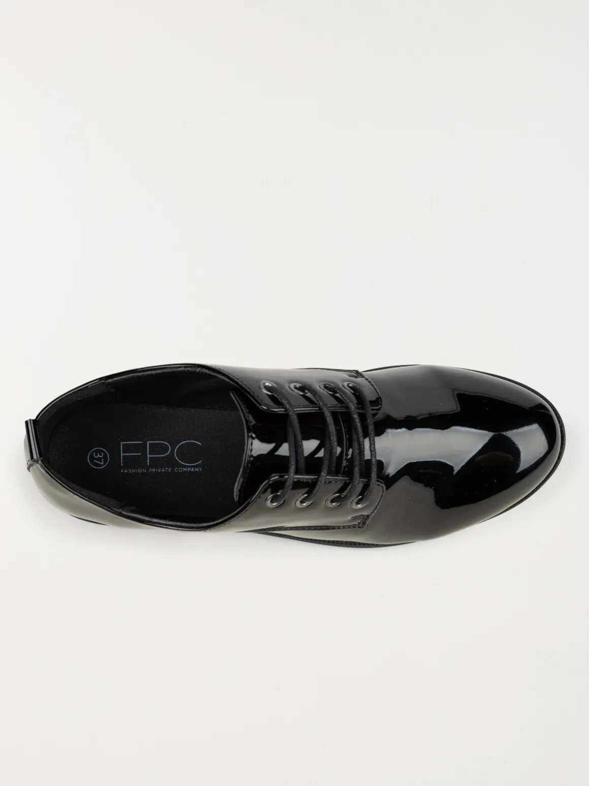 Chaussures vernies lacets femme (36-41)