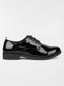 Chaussures vernies lacets femme (36-41)